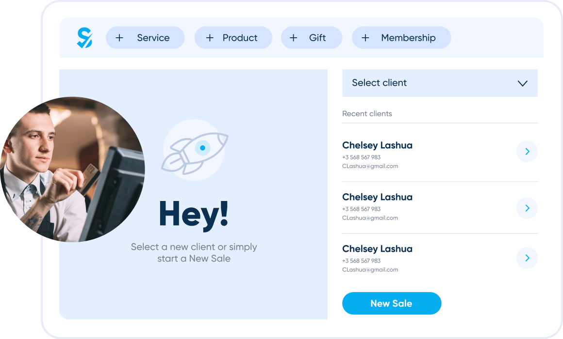 Point of Sale (POS) integration with SimplyBook.me's booking system.